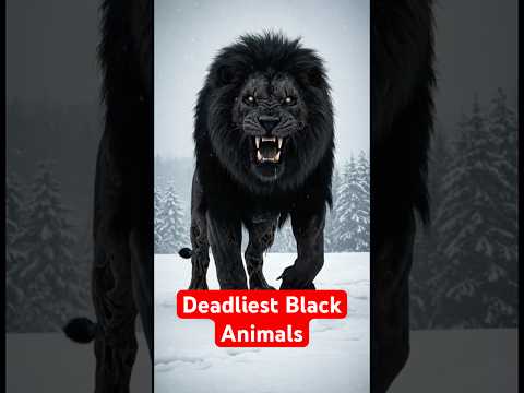 6 Deadliest BLACK Predators On The Planet!