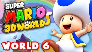 Super Mario 3D World - World 6 100% (Nintendo Wii 