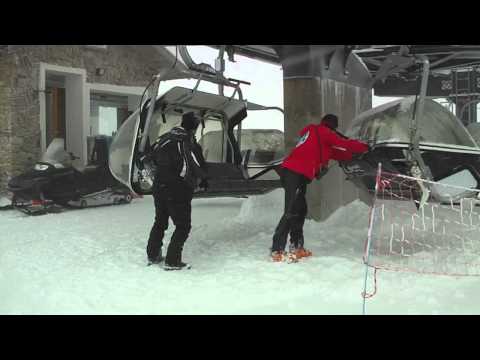 Man-powered skilifts in Livigno