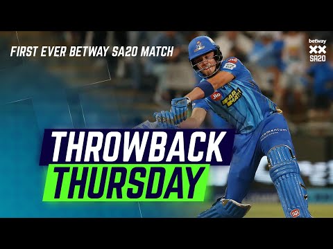 #ThrowbackThursday - Dewald Brevis | Betway SA20