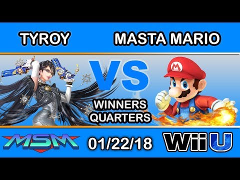 MSM 130 - E2C | Tyroy (Bayonetta) Vs. MastaMario (Mario) Winners Quarters - Smash 4