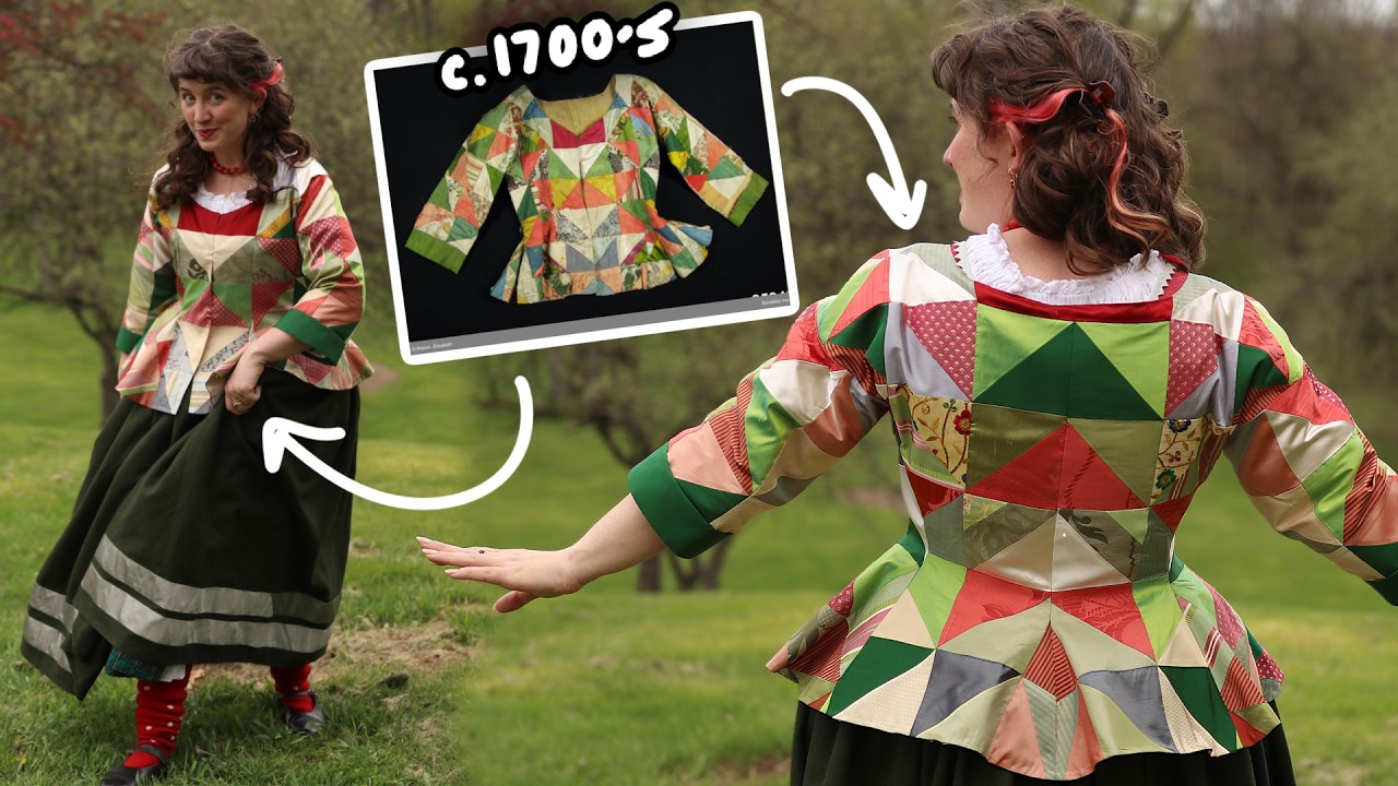 Making a thoroughly EXTRA Silk Jacket (based on an 18th Century original!)