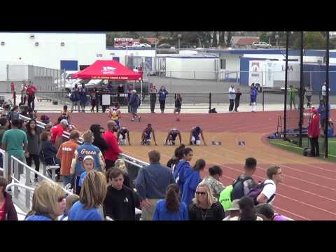 VarB 100m vs Fountain Valley 4-22-15 - Los Alamitos Boys