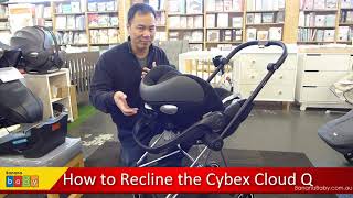 How to recline the Cybex Cloud Q