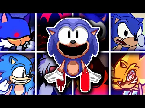 SpeedFunk but Different Sonic Characters Sings 🐱 (Sonic 1 Speedrun) - FNF Cover