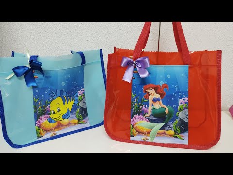 Bolsa sacola de praia com personalização A4