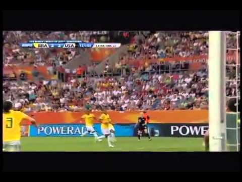 USA 2-2 Brazil - Abby Wambach Goal - 122 Min.