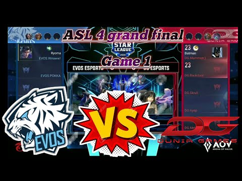Evos Esports Vs DG Esports Game 1 Grand final ASL 4