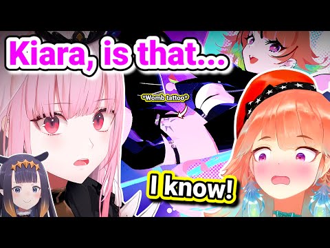 𝗖𝗮𝗹𝗹𝗶 𝗻𝗼𝘁𝗶𝗰𝗲𝘀 𝘁𝗵𝗮𝘁 𝗞𝗶𝗮𝗿𝗮 𝗵𝗮𝘀 𝗮 𝘄𝗼𝗺𝗯 𝘁𝗮𝘁𝘁𝗼𝗼 𝗶𝗻 𝘁𝗵𝗲 𝗼𝗳𝗳𝗶𝗰𝗶𝗮𝗹 𝗛𝗼𝗹𝗼𝗠𝘆𝘁𝗵 𝗮𝗿𝘁𝘄𝗼𝗿𝗸 |Hololive|