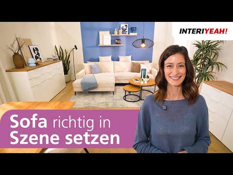 Sofa zum Mittelpunkt des Raumes machen | How to | INTERIYEAH!