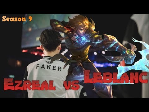 Faker - Ezreal vs Leblanc Mid - Patch 9.20 LoL Season 9 KR Ranked | League of Legends Replays