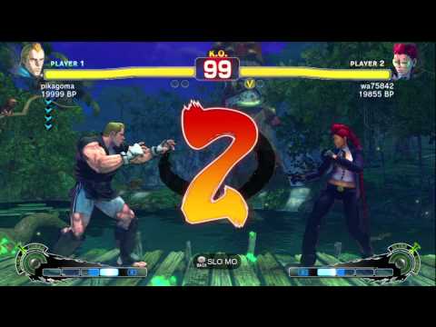 pikagoma [Abel] vs Haitani [Viper] SSF4 Japanese Online Ranked Matches - TRUE-HD