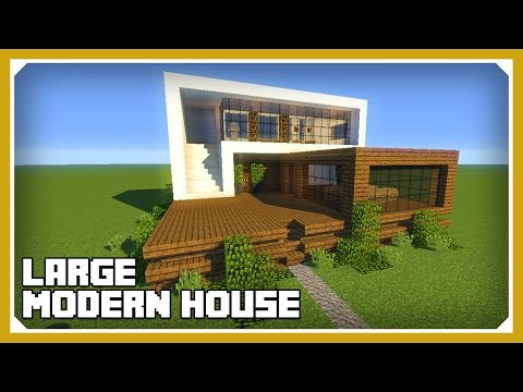 Ector Vynk - Minecraft: How To Build A Large Modern House Tutorial (Easy Survival Minecraft House )