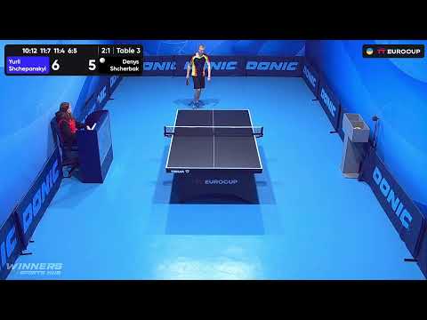 17:35 Yurii Shchepanskyi - Denys Shcherbak 19.10.2023 TT Euro.Cup Ukraine  Star. TABLE 3