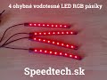 LED RGB podsvícení podvozku 12V - 4x LED pásek / dálkové ovládání - Video Youtube