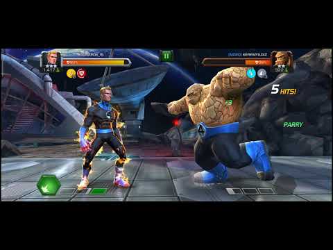 Epic battle of Fire and Rock | Human Torch vs The Thing | MCOC