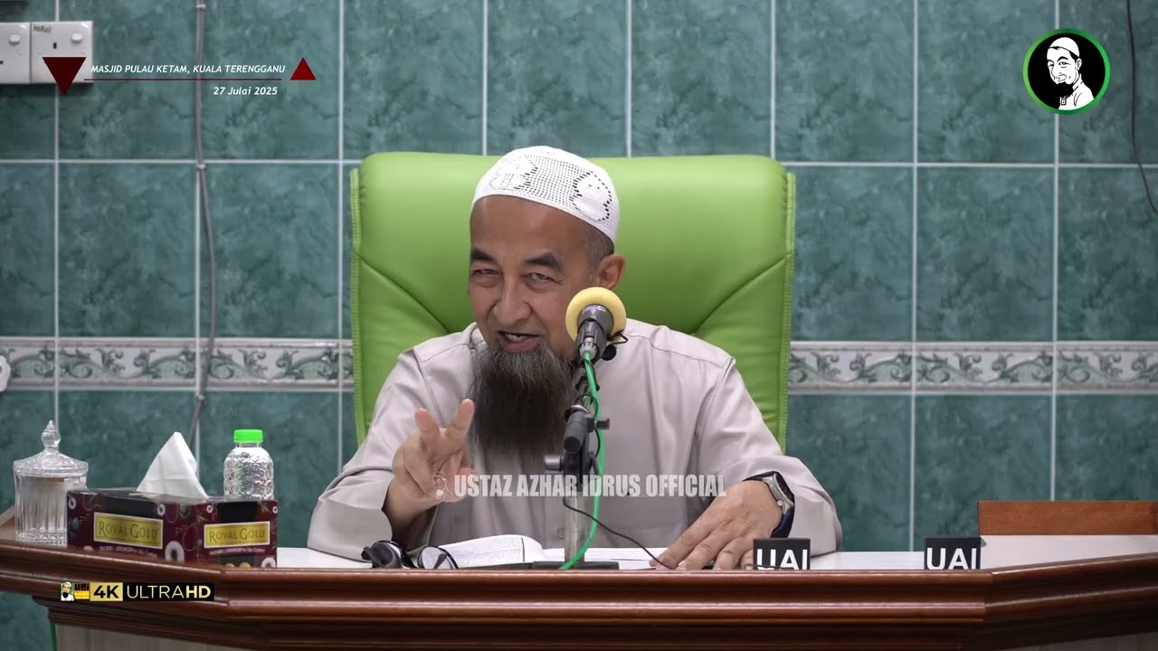 🟡 Koleksi Kuliah Ustaz Azhar Idrus | Masjid Pulau Ketam Kuala Terengganu | 4K