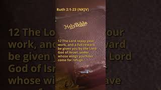 Ruth 2:1-23 (NKJV)