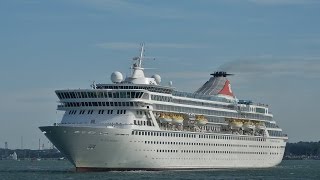 "Balmoral", "Adonia", "The World" & "Marina" in Southampton - 02/08/2015