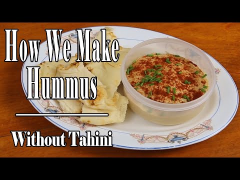 How We Make Hummus without Tahini