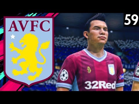 OUR FIRST CHAMPIONS LEAGUE GAME!!! FIFA 19 ASTON VILLA CAREER MODE #59