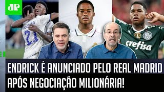 ‘O Endrick foi vendido ao Real Madrid por uma fortuna! E para mim…’: Jovem do Palmeiras é exaltado