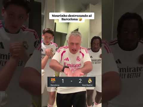 🤣Mourinho entrando al Camp Nou #realmadridfans