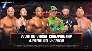 6-Man Elimination Chamber Match Full Gameplay | WWE2K22 | PS5 4K