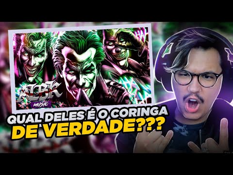 REACT Rap dos 3 Coringas "UMA GRANDE PIADA" | ALBK