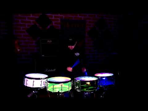 SNS Acrylic snare with disco lighting image 17