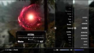 Skyrim - Hysteria - Master Illusion Magic Spell