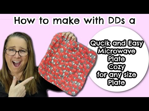 Darvanalee Designs | How to Make a Quick and Easy Plate Cozy