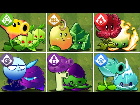 Plants vs Zombies 2 - 6 Best Team Premium & Mints Plants Max Level Attack PvZ 2 Final Bosses Fight!