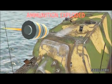 356mm BATTLESHIP Gun Vs MAUS - 15,000m Distance