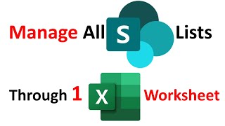 Manage All Sharepoint Lists through one Excel Worksheet (VBA)
