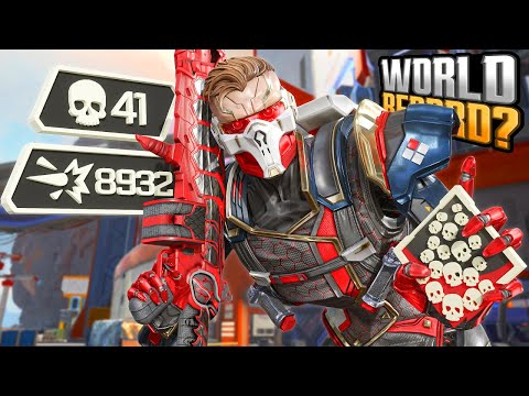WORLD RECORD? 41 KILLS and 8932 Damage in ONE Game INSANE Revenant Gameplay Apex Legends