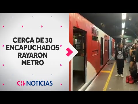 Metro anuncia acciones legales contra quienes vandalizaron vagón en estación San Joaquín