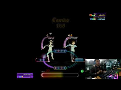 Audition Ayodance Hand+Face Display MOCOZI Rocket In The Sky [ 130 BPM ] Beat Rush Hard-4D