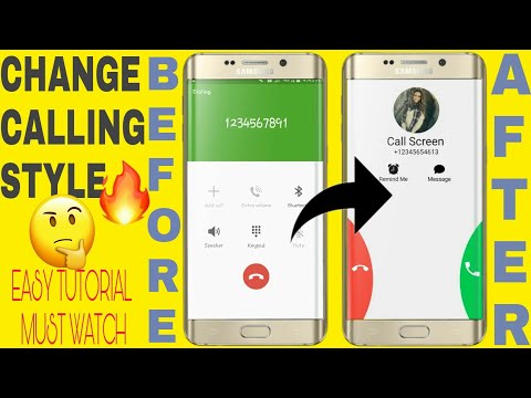 Change your incoming call and out going style(theme). #cloudytech.