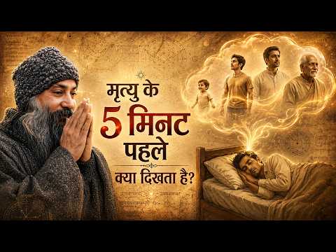 OSHO - मृत्यु के 5 मिनट पहले क्या दिखता है? | What Happens 5 Minutes Before Death? | Osho wisdom