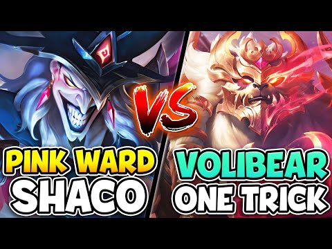 PINK WARD SHACO VS. MASTER VOLIBEAR ONE TRICK | WHO WILL WIN?