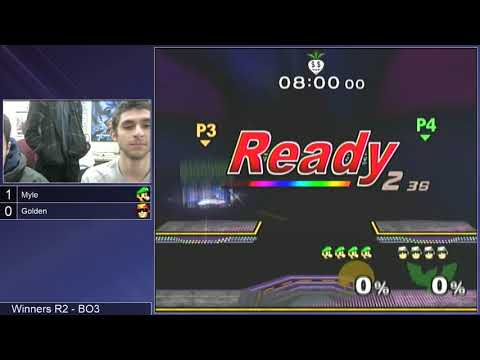 SSS 11.4 SSBM - Myle (Luigi) vs. Golden (C. Falcon) - Melee WR2