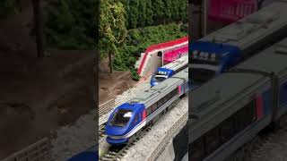 【鉄道ジオラマ】恋山形駅で離合するスーパーはくと
