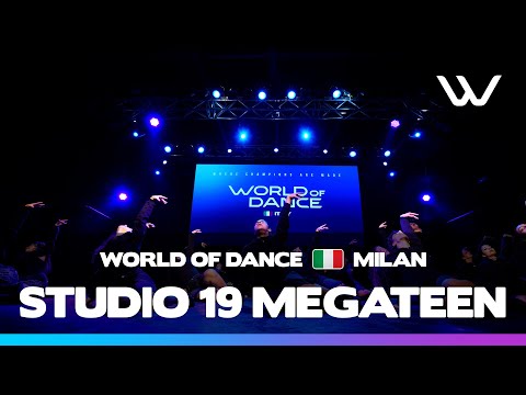 Studio 19 Megateen | 1st Place Junior Team Division | World of Dance Milan 2025 | #wodmilan25