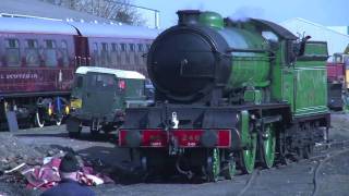 preview picture of video 'Bo'ness & Kinneil, steam hauled train JVC GY-HM100'