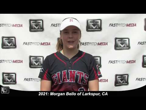 2021 Morgan Bello Catcher, Shortstop and Outfield Softball Skills Video