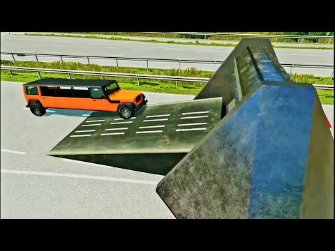 Cars and Trucks vs Spinning Roller Crashes Reverse -BeamNG Drive 🚗 💥