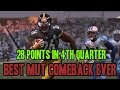 Madden 15 Ultimate Team Biggest Comeback Of The Year 28 Point Comeback