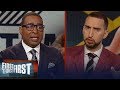 Blazers Hold Off Nuggets In Game 2 To Even The Series - Nick & Cris React | NBA | FIRST THINGS FIRST