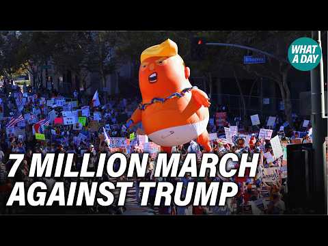 Over 7 Million Americans March Against Trump at 'No Kings' Rallies